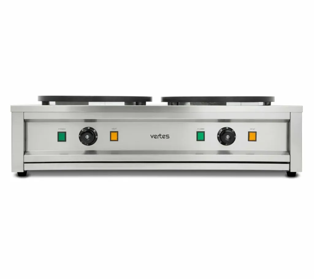 Crêpière professionnelle double